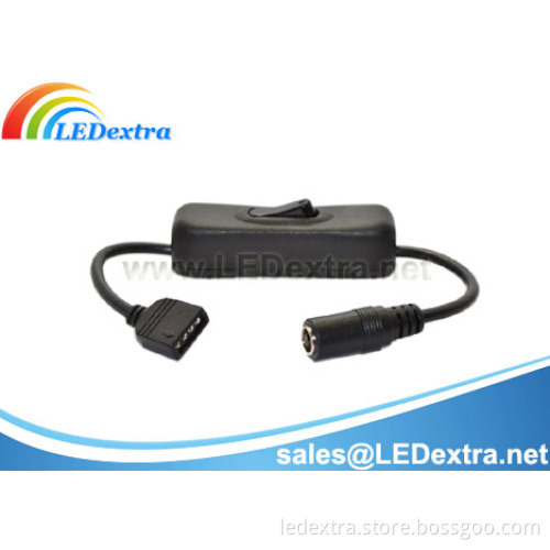 LED Strip Connecting Cable with On Off Switch